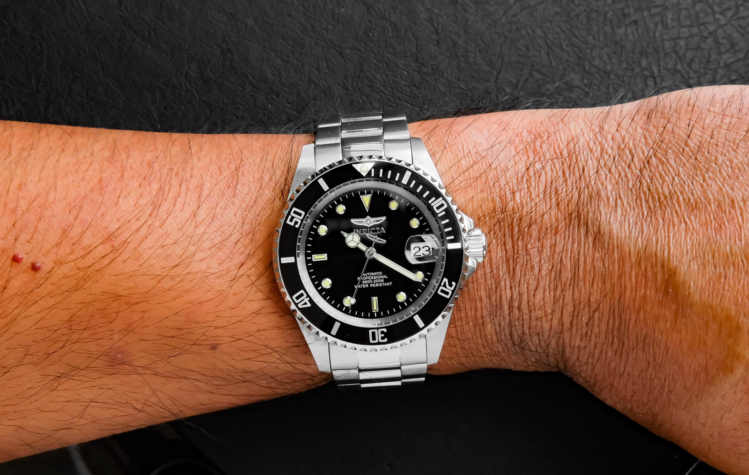 invicta rolex submariner look alike