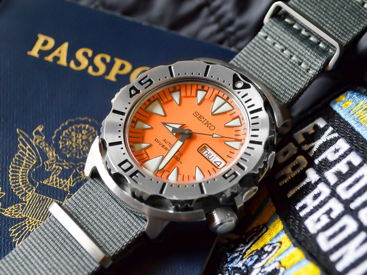 new seiko orange monster