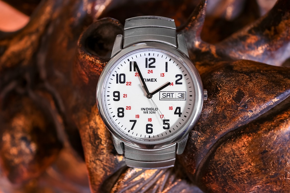 Timex men's deals easy reader