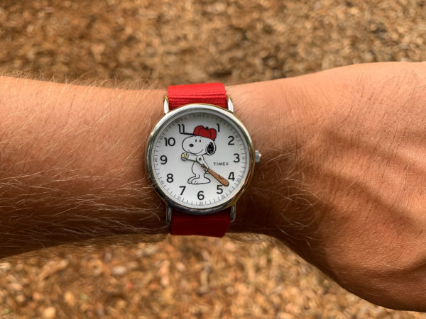 timex weekender snoopy
