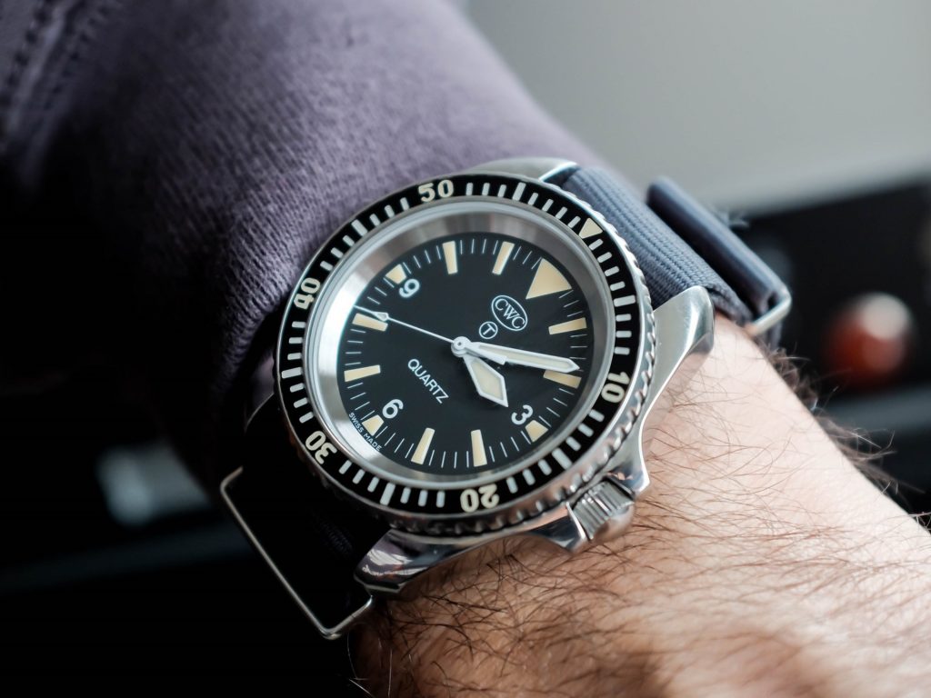 The CWC 1983 Quartz Royal Navy Diver reissue ships with a branded Phoenix N...