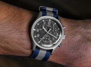 timex mk1 chronograph watch