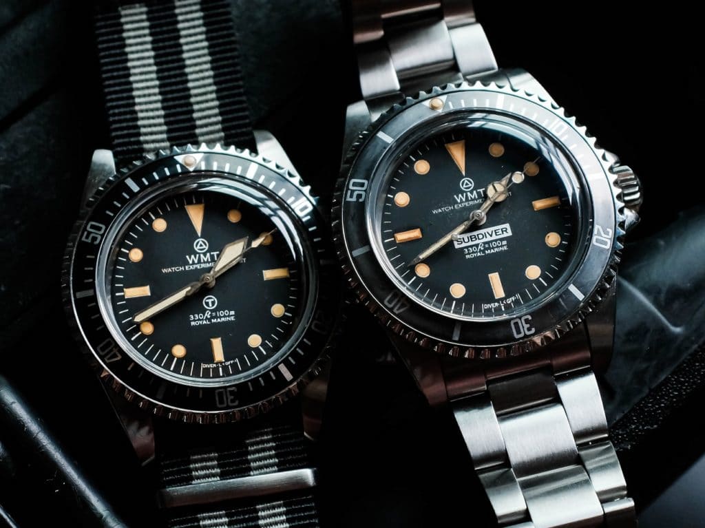 WMT Watch Review: A Pair of Royal Marine Divers | Two Broke Watch 