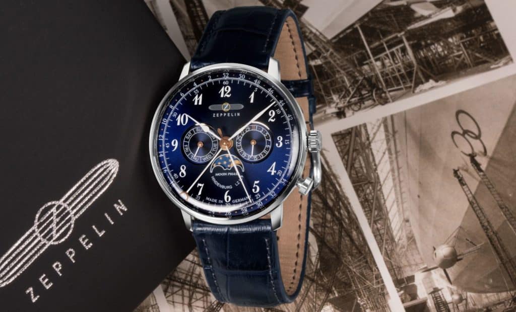 Watch As Trips To The Moon|luxury Automatic Moonphase Watch For Men -  Sapphire Crystal, Leather Strap