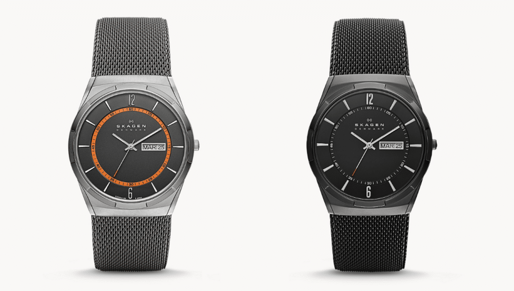 black titanium watches for men