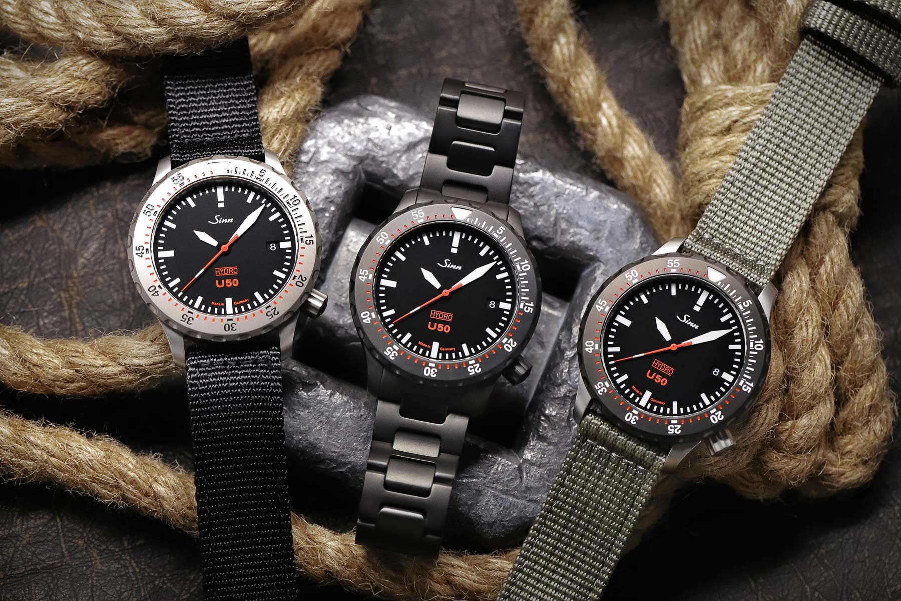 Sinn Announces New Lineup Of U50 HYDRO Dive Watches