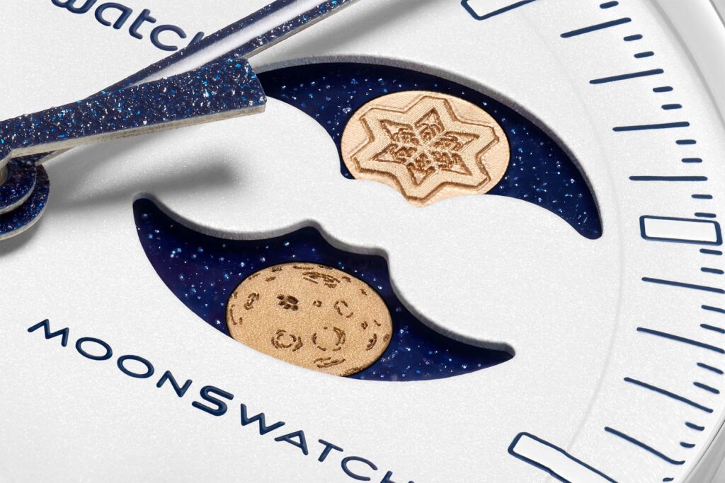☆moon☆出品 Swatch's New 'Cold Moon' MoonSwatch Only Sells in Swiss Snow | Two
