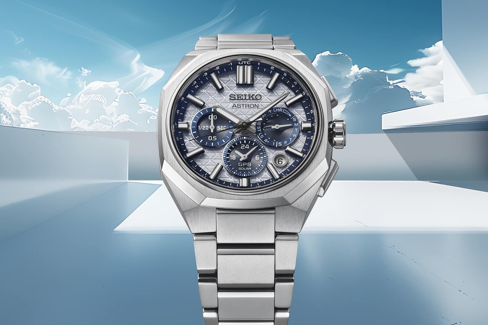 The Iconic Seiko Astron GPS Chronograph Gets a Slimmer Case and Luxury Features